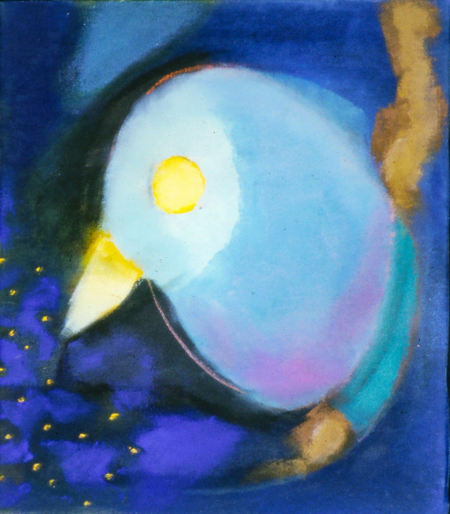 AA - Baby Bird Unable to Sleep III © 1992 16 x 27 fine art print