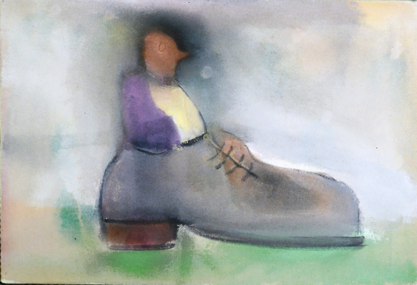 AA - Bird in Shoe © 1995 11 x 16   Fine Art Print