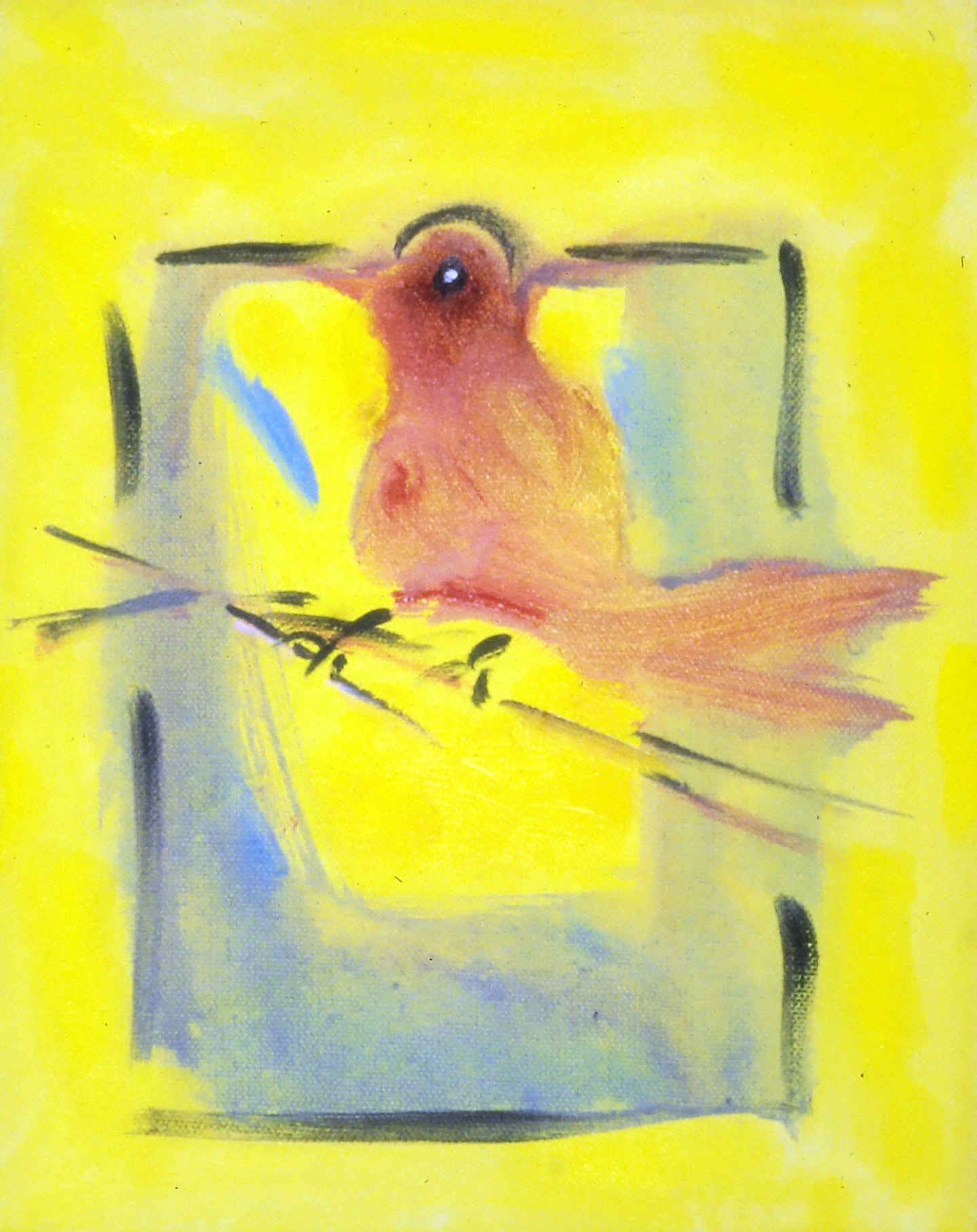 AA - Bird in Yellow World  © 1998 10 x 8 Fine Art Print