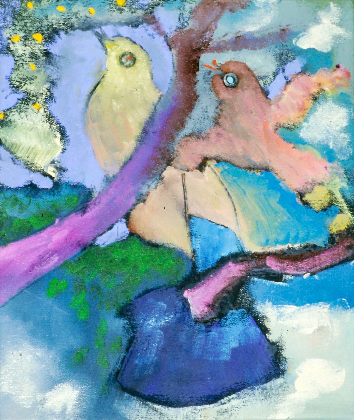 AA - Birds Celebrating Creation © 1999 14 x 12 Fine Art Print