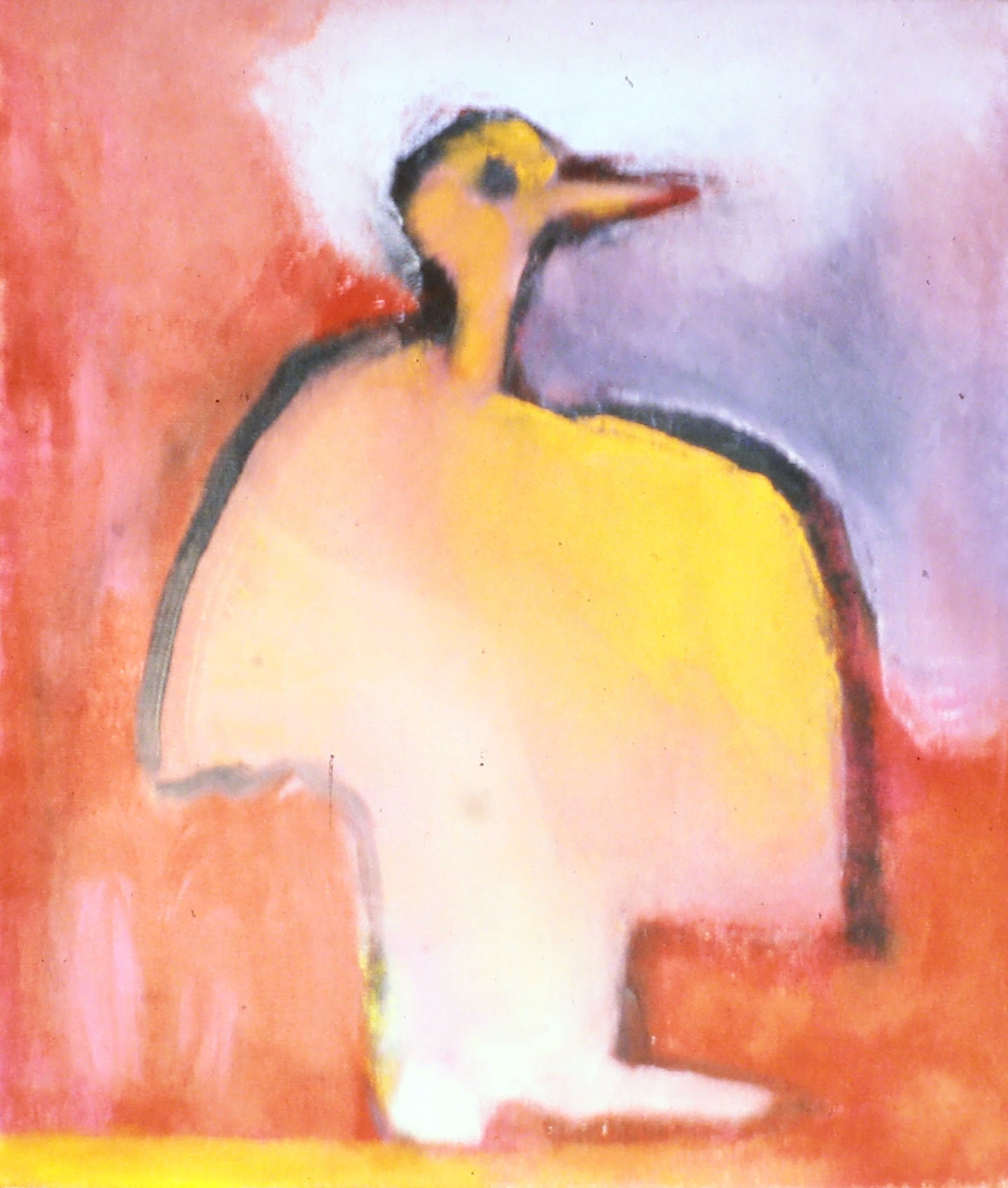 AA - Bird with Raincoat © 1992 11 x 13 Fine Art Print