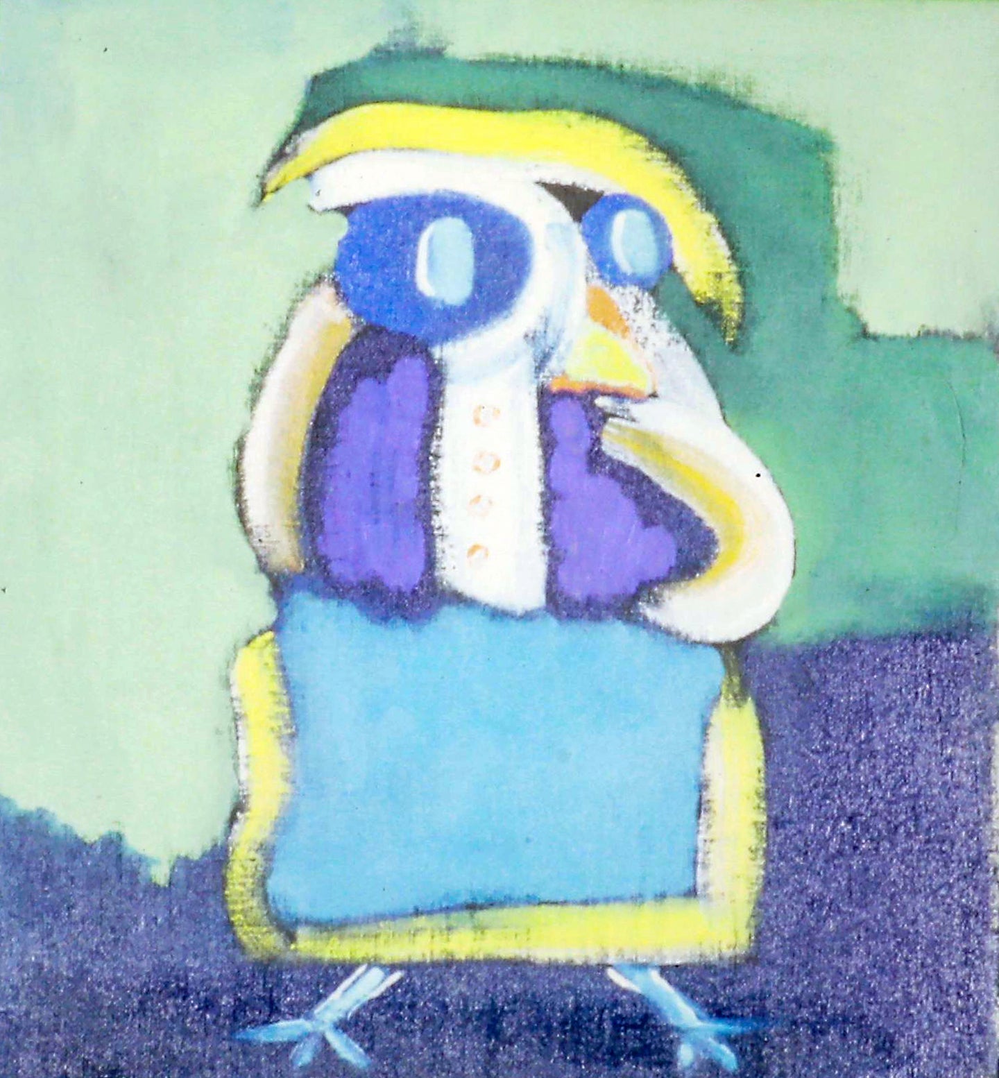 AA - Chubby Bird © 1996 12 x 11  Fine Art Print