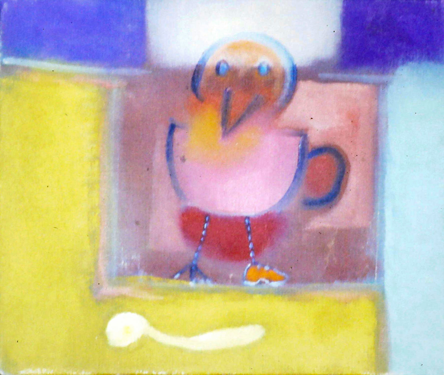 AA - Coffee Bird © 1996 11 x 13 Fine Art Print