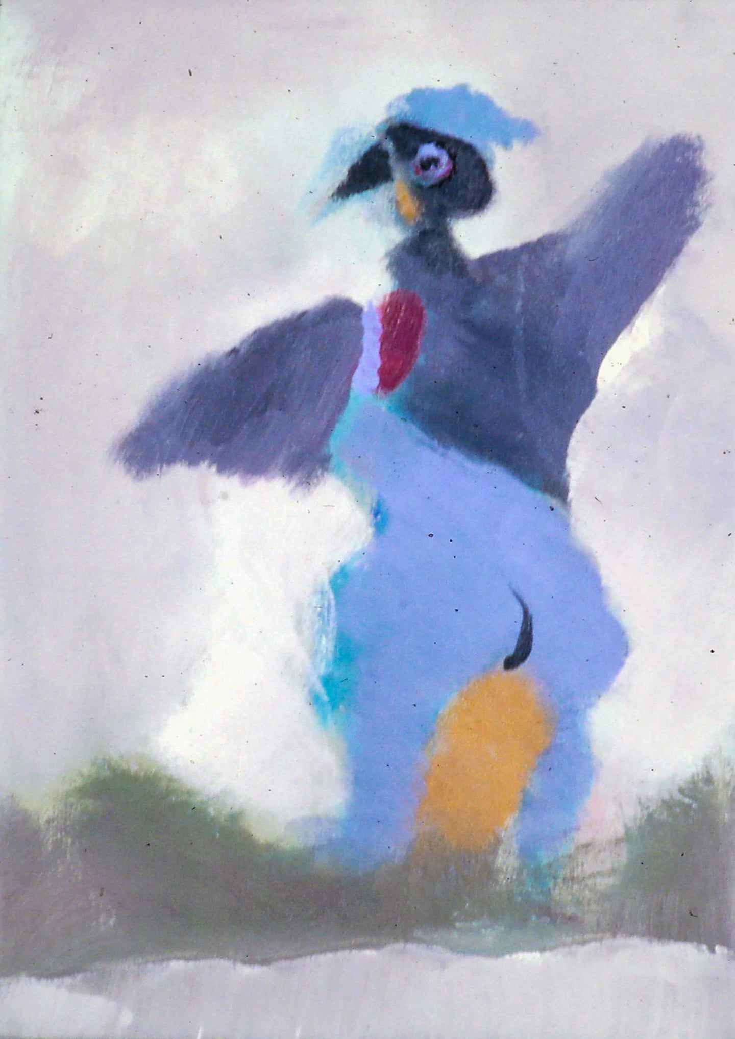 AA - Farmer Bird Giving Directions © 1994 Fine Art Print