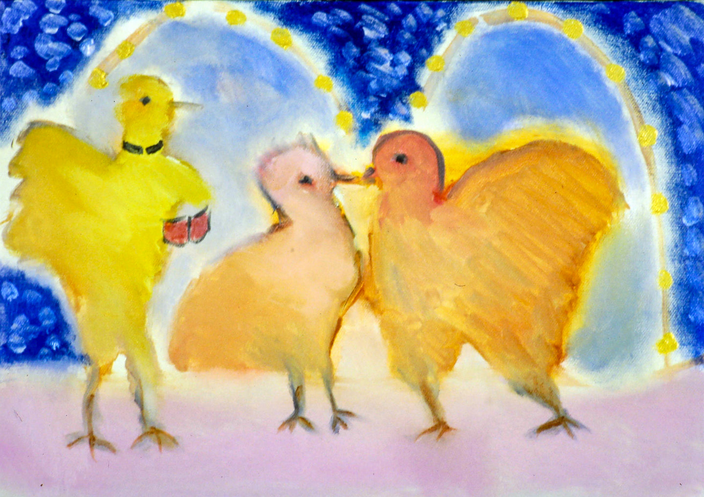 AA - Marriage Birds I © 1997 9 x 12 Fine Art Print