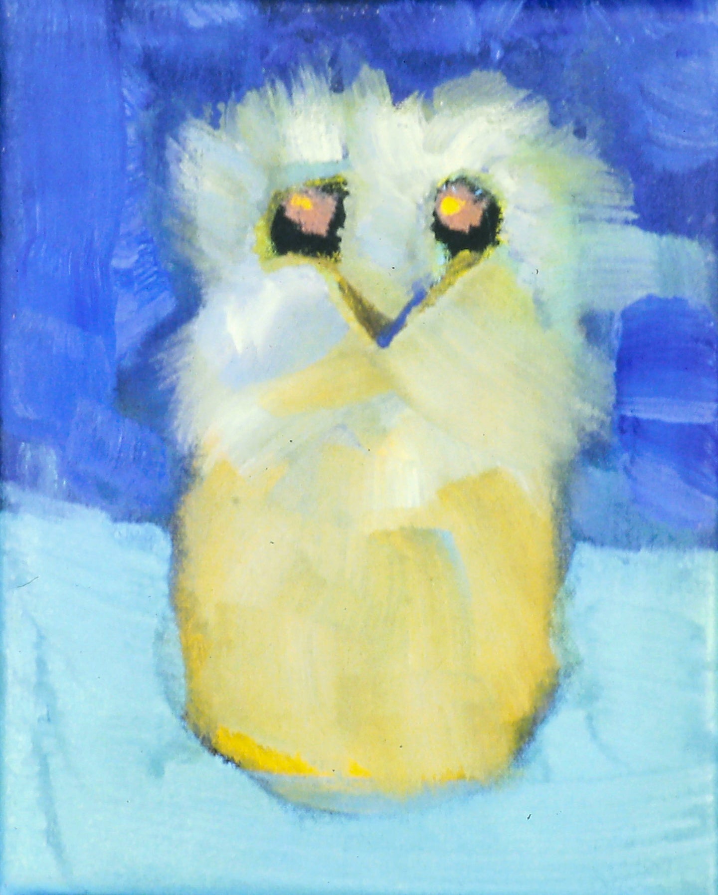 AA - Owl with Orange Eyes © 2001 10x 8 Fine Art Print