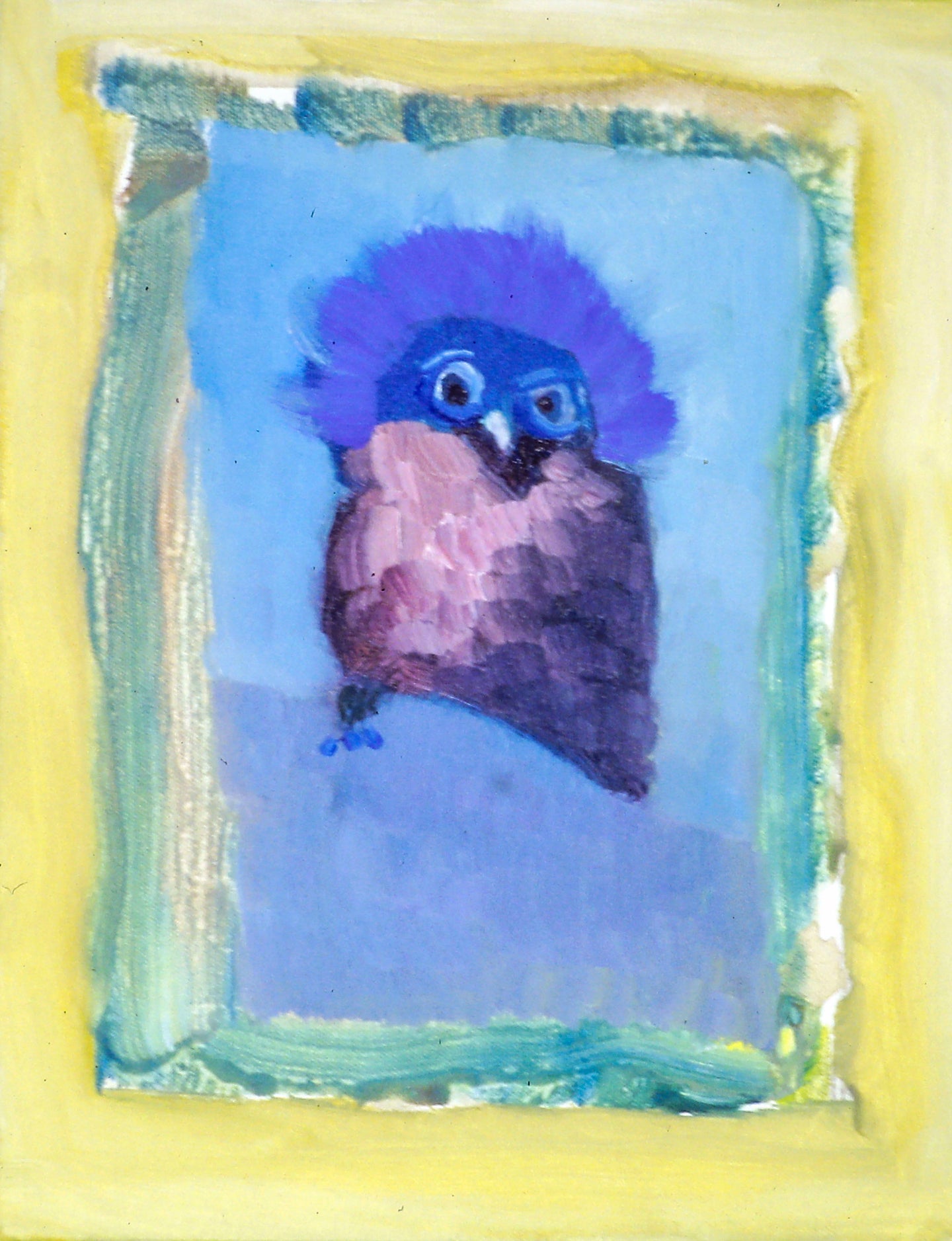 AA - Purple Owl © 2003 14 x 11  Fine Art Print