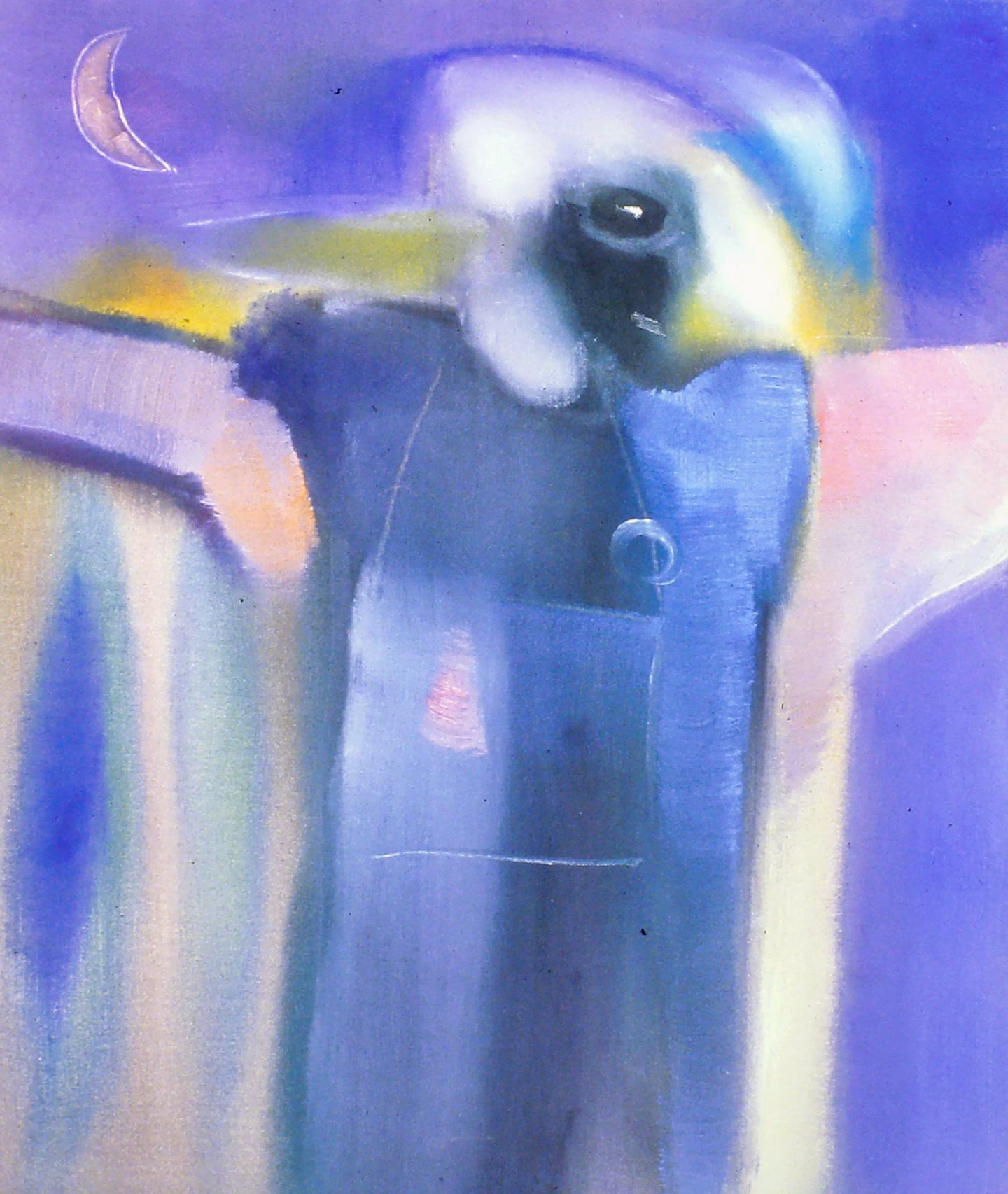 AA - Raven Monk © 2002 19 x 17  Fine Art Print