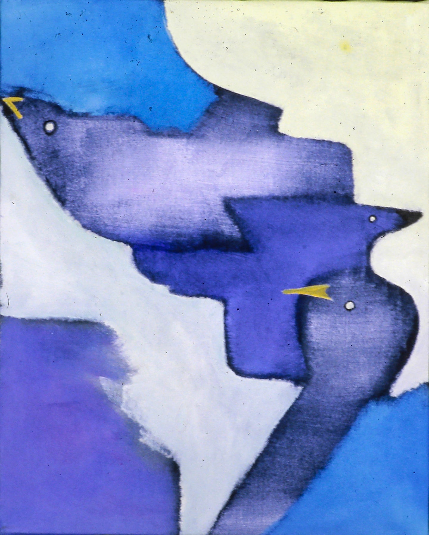 AA - Three Birds in the Blue © 2001 13 x 16 Fine Art Print