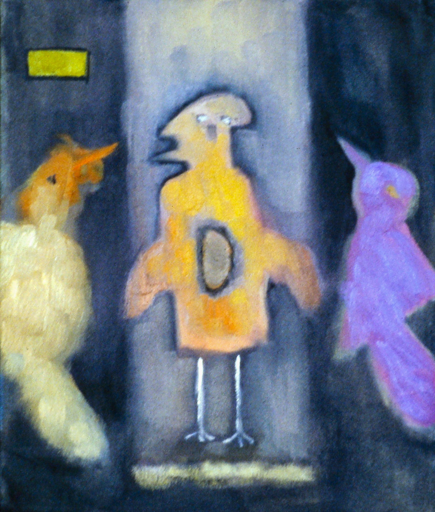 AA - Two Birds and Totem © 1994 10 x 12  Fine Art Print